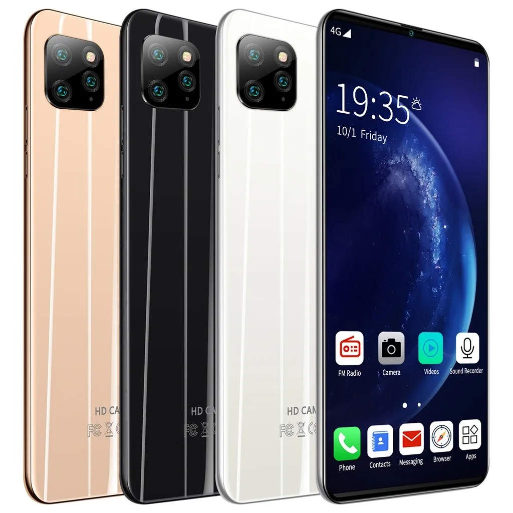 10 ядерный 6,1 дюймовый смартфон Android 9,1 8 ПЗУ 4G Вызов HD камера мобильный телефон профессиональный модный смартфон