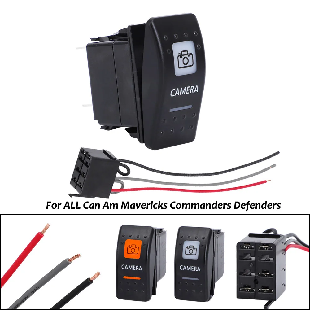 Camera Rocker Switch W/ Backing Atv Utv For Can Am Can Am Maverick X3 R