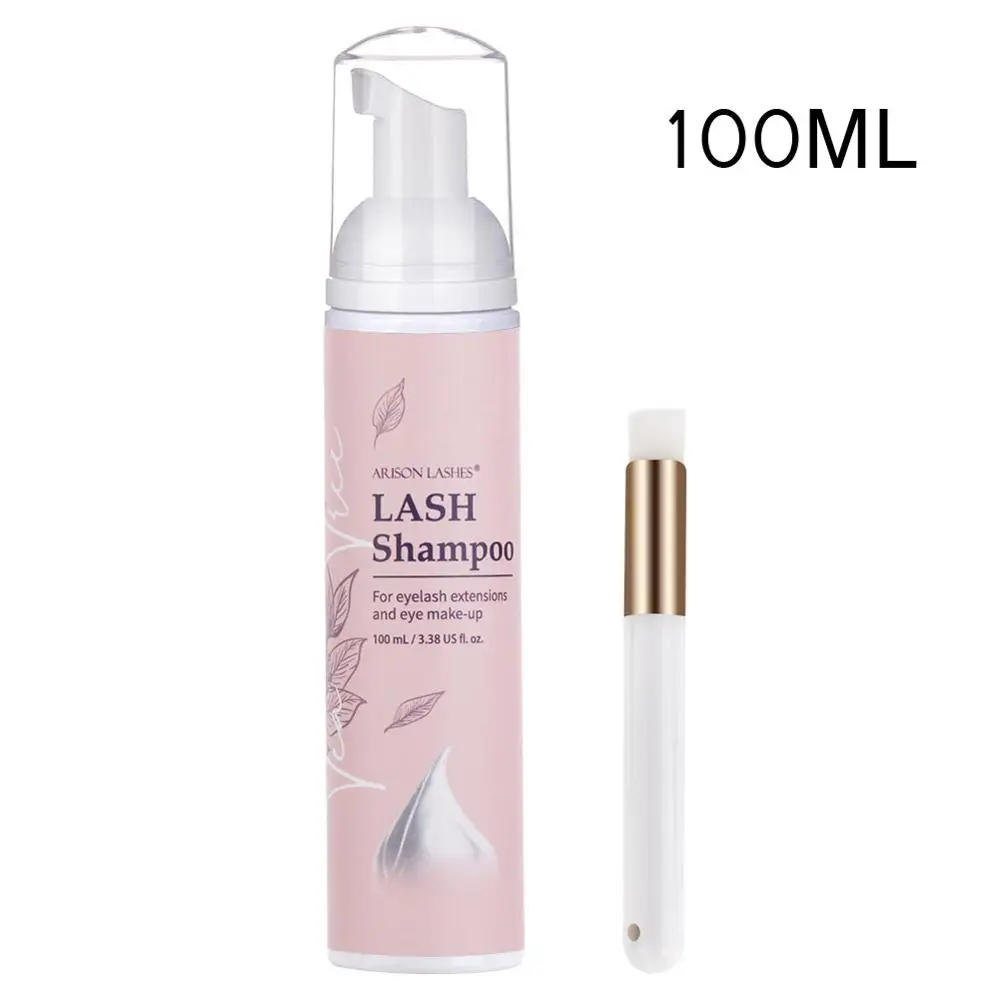 

100ml lash shampoo Eyelash Extension Glue Eye Lash Cleaning lifting No Stimulation Makeup Clean Tools colle a faux cil