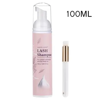 

100ml lash shampoo Eyelash Extension Glue Eye Lash Cleaning lifting No Stimulation Makeup Clean Tools colle a faux cil