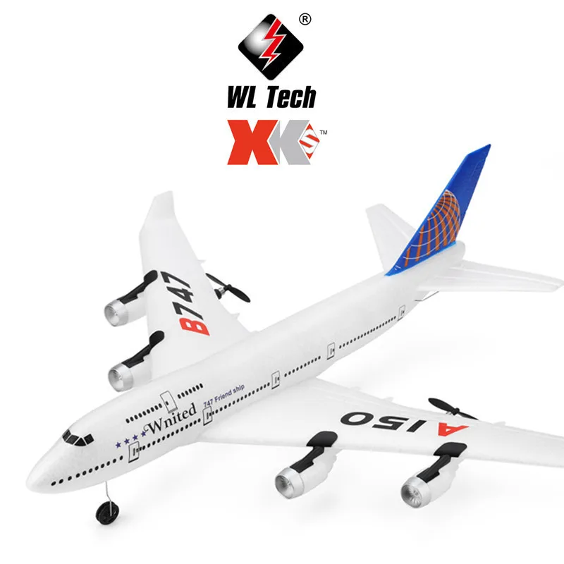 

Weili XK A120-a380 A150 Boeing B747 Aircraft Three-Channel xiang zhen ji Glider Remote Control Aircraft