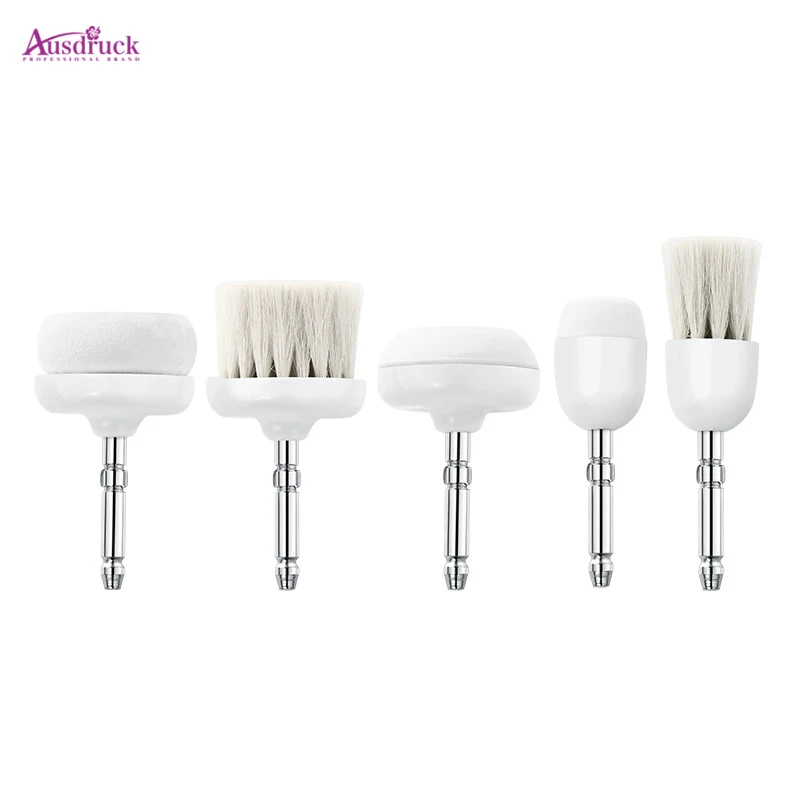 Home Use Skin Beauty Care TRASONIC MASSAGER+5in1 Electric Face Cleanser Rotary Facial Brush Cleansing Face Cleaner Scruber Brush 5