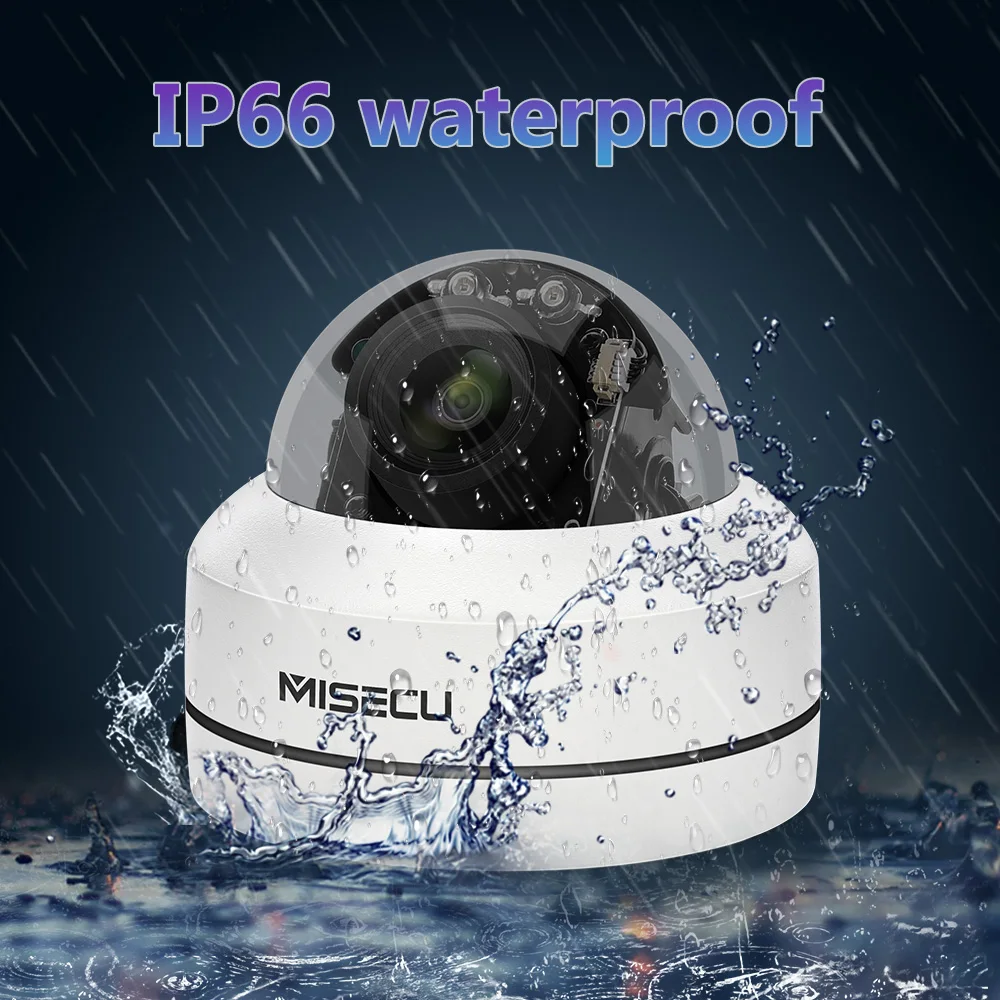 Miecu H.265 1080P PTZ IP камера 4X Zoom Мини скоростная металлическая наружная