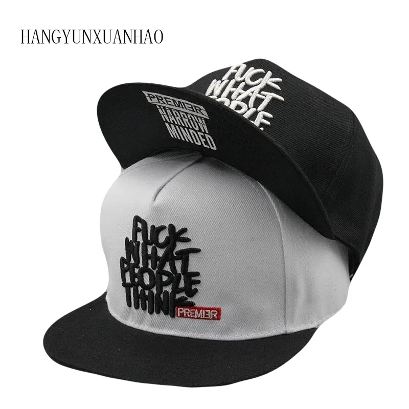 baseball cap flat-brimmed hat visor hat wild personality hip hop hats for men