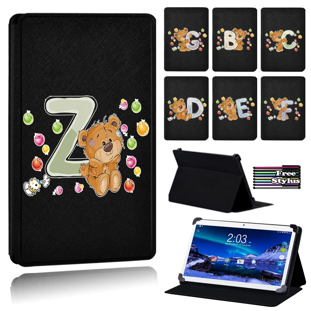 

Чехол для планшета Xgody V7/Xgody T950/T93Q/T73Q/M874/Xgody K109/GA10H/Colors 10,1 дюймов, чехол из искусственной кожи, чехол + Бесплатный стилус