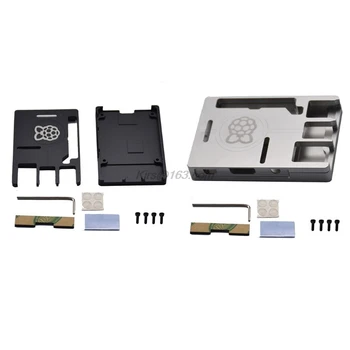 

1Set Aluminum Case Ultra-thin Metal Box Enclosure for Raspberry Pi 3 Model B+