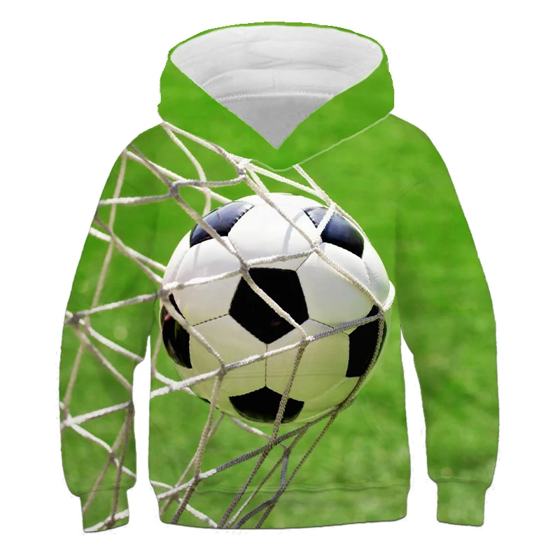 Sudaderas con capucha niños, de fútbol con gráfico 3D de holgada, moda|Sudaderas con capucha y sudaderas| - AliExpress