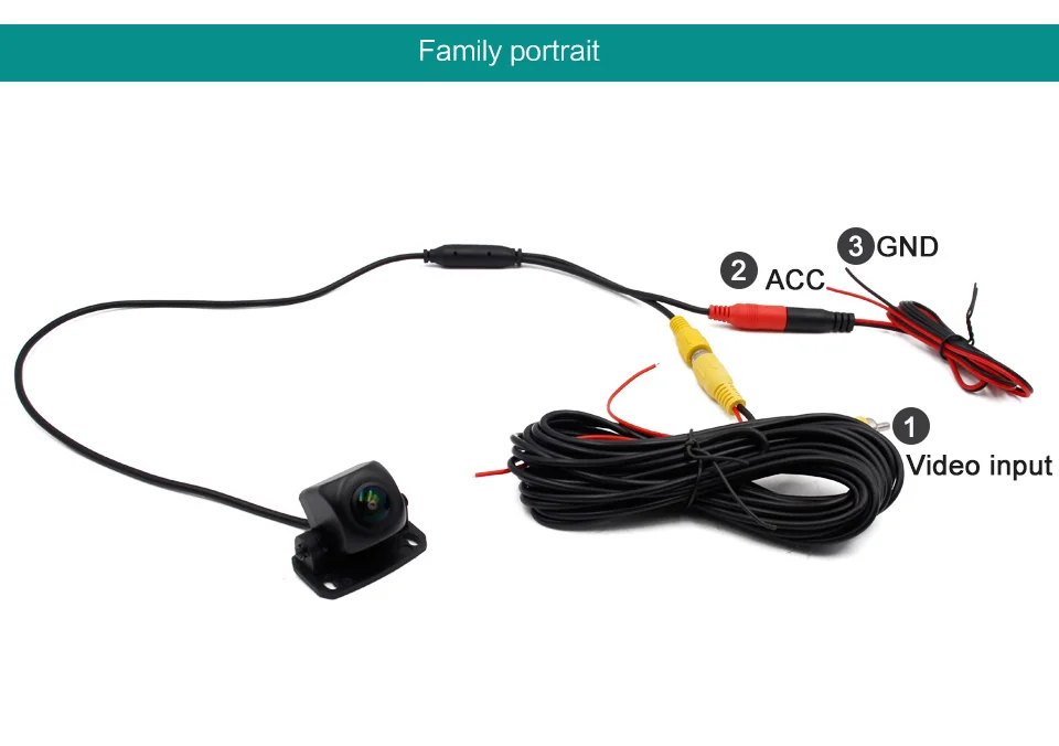 170 Objectif Fisheye, caméra de sauvegarde universelle intelligente pour véhicule, vue arrière de voiture, caméra de trajectoire inversée, ligne de guidage dynamique HD 21 H61ad8535094146f5bbde65941b9325c4P