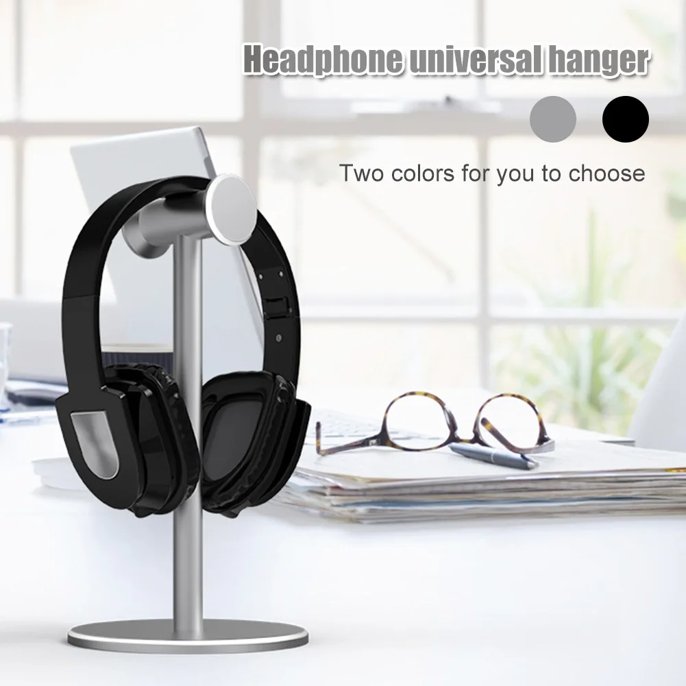 Table Top Headphone Hanger Aluminum Alloy Space Saving Freestanding Desk Display Home Headset Holder Multipurpose Anti Slip