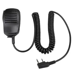 2 Pin Ptt тяжелый динамик микрофон водонепроницаемый для Kenwood Puxing WOUXUN Tyt HYT Baofeng Uv5R 888S радио