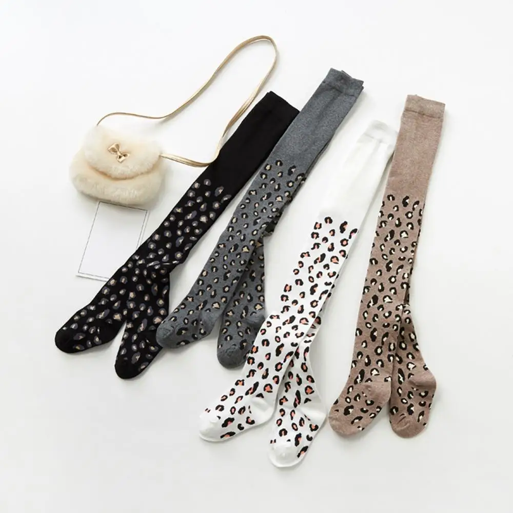 

2-9T Autumn Toddler Baby Girls Soft Pants Leggings Children Cute Stretchy Leopard Print Trousers Bottoms