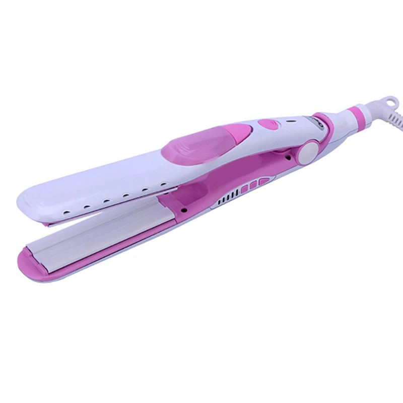 

Professional Steam Hair Straightener Ceramic Hair Flat Iron Sprayer Curler Fast Warm Up Hair Styling Tool