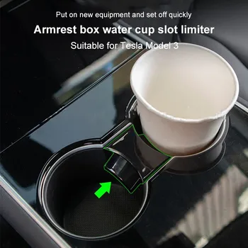 

Model3 Tesla Car Water Cup Holder For Tesla Model 3 Accessories Interior For Tesla Model Y Model Three 2017-2020