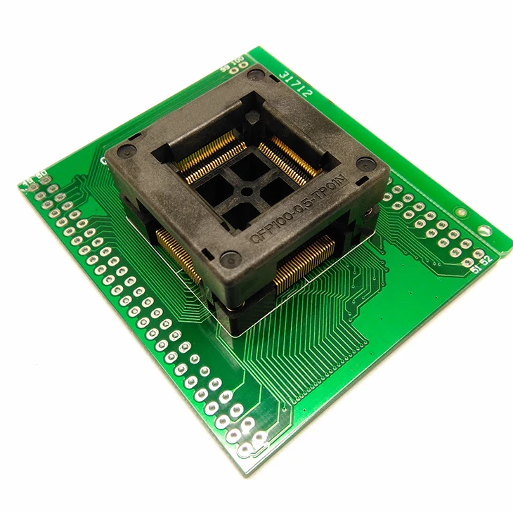 KZT Qfp100-0.5 тестовый блок Tqfp100 блок преобразования Блок горения Qtq100-0.5 блок программирования