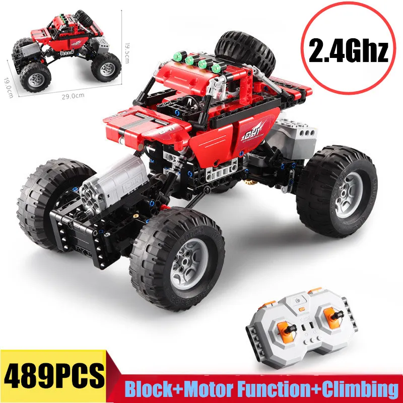 

New RC Car Off-Road Racing Motor Power Functions Fit Legoings Technic City Building Blocks Bricks Boys Gift Toys