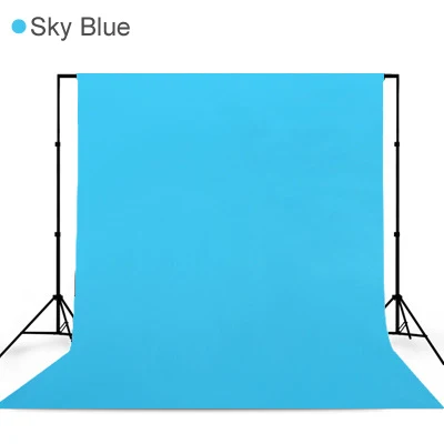 Sky Blue Фотография 2 м* 2 м фон поддержка стенд металлический штатив и 200 см* 300 см фото нетканый тканевый фон ткань для студийного видео - Цвет: Sky Blue