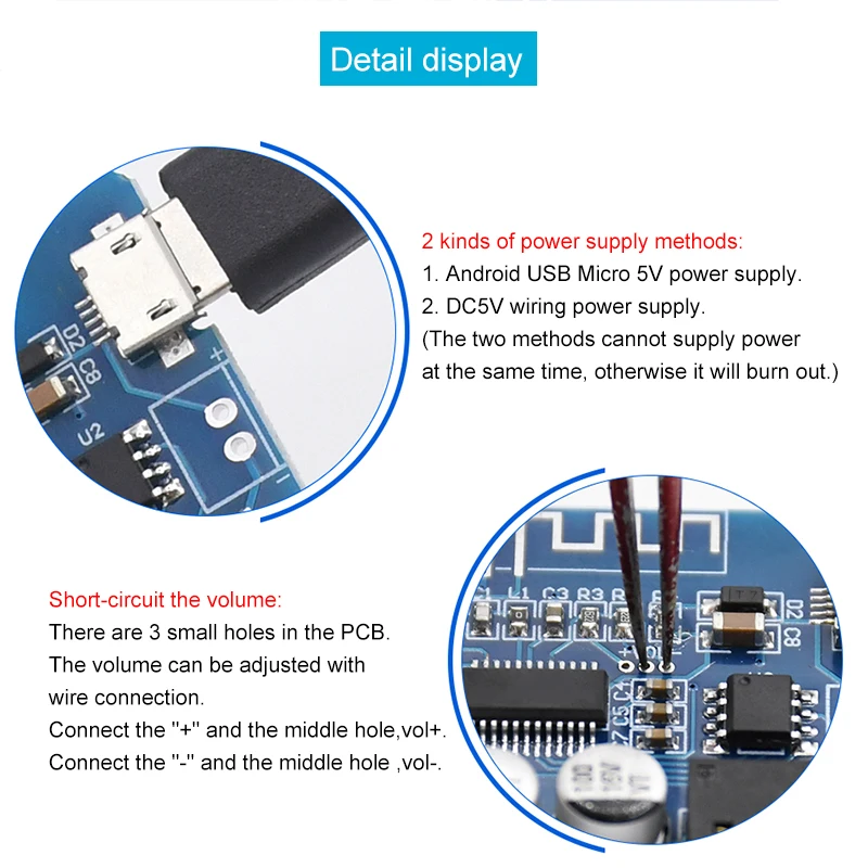 Bluetooth 5,0 аудио приемник модуль DC5V передача без потерь Bluetooth декодер плата модификация для автомобиля домашний усилитель звука