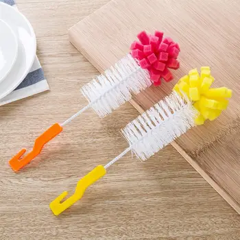 

Detachable Sponge Cup Brush Water Bottle Thermos Cleaning Tools Sponge Cleaning Cup Brushes Long Handle Mug Brush Cleaning Tools