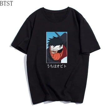 

Anime Naruto Uchiha Obito T Shirts Unisex Tshirt Junji Ito Tees Adult Round Neck Short Sleeve Tees Cotton Men