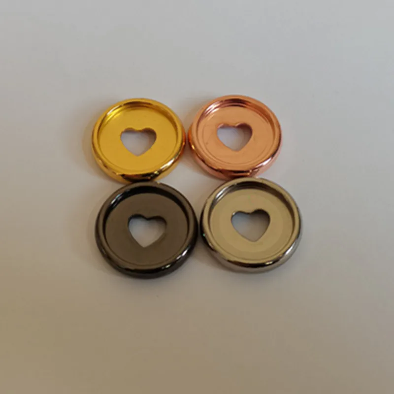 

100PCS 23MM Plating Binding CD Loose-leaf Button Notebook Binding Mushroom Hole Plastic Button Office Binding Supplies
