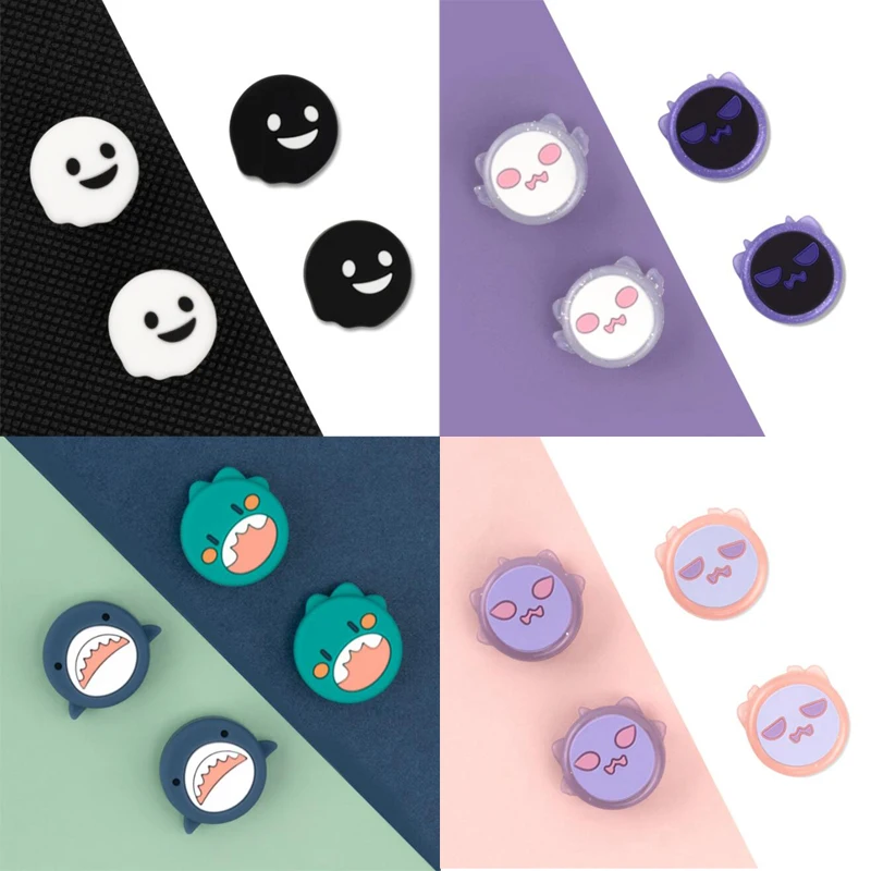 Ice Cream Soft Thumb Stick Grip Cap Joystick Cover Protettiva Per Nintendo Switch Ns Lite Joy-Con Controller Thumbstick Case