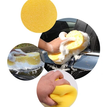 

Car Foam Sponge 12Pcs Foam Sponge Wax Applicator Cleaning Detailing Pads Car Waxing Polish Car Home Care Cleaning Yellow 10cm
