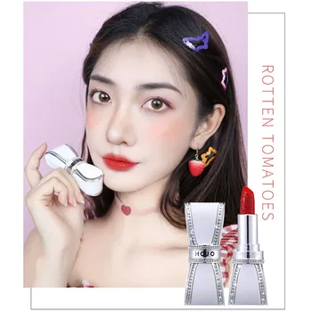 

Newly Diamond Bow Lipstick Delicate Long-lasting Matte Non-fading Velvet Lipstick CLA88