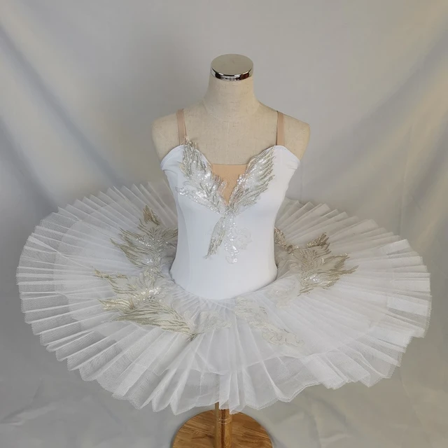 Disfraz de Ballet profesional para niña, vestido de bailarina, ropa de  baile, Lago de los cisnes blancos - AliExpress