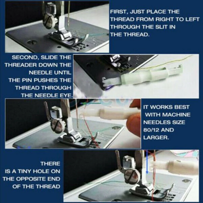 Швейная игла, Автоматический нитевдеватель, Нитевдеватель, инструмент для нитевой резьбы для швейной машины