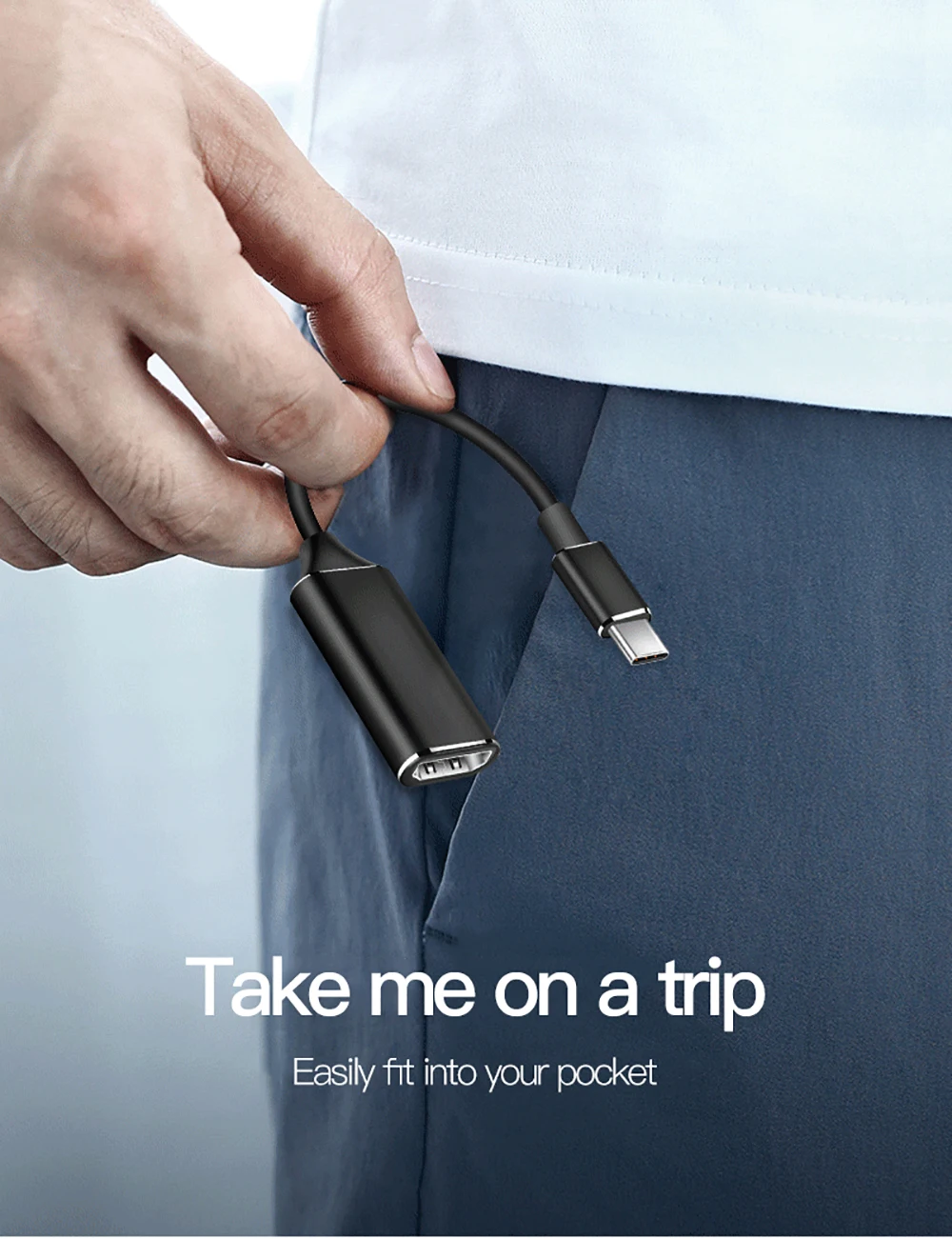 Usb type C к HDMI кабель адаптер 4k 30 Гц USB 3,1 к HDMI адаптер конвертер «Папа-мама» для ПК компьютер ТВ дисплей Ph