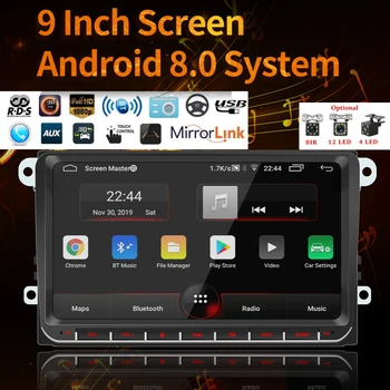 

9"stereo WIFI 2 din Android 8 car radio GPS navigation for Volkswagen Skoda Octavia Golf 5 6 touran passat B6 Jetta polo tiguan