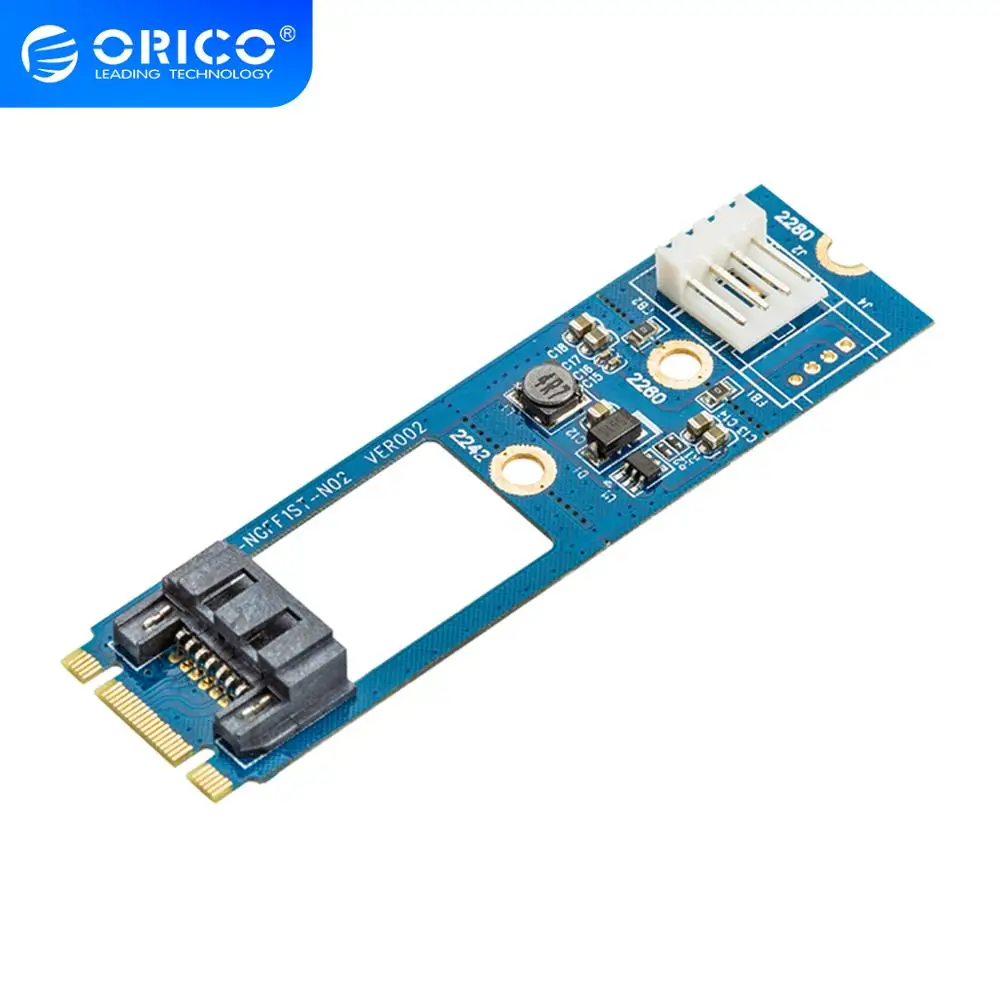 ORICO SATA 7PIN к M.2 адаптер NGFF с адаптером SSD для 2242 2260 3 SSD|Адаптеры SSD| |