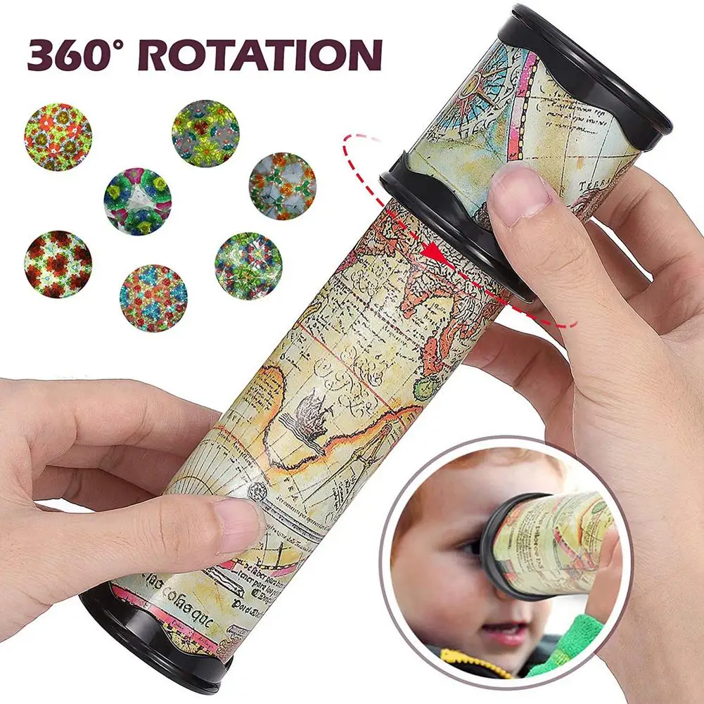 Kaleidoscope Toy 3D Mirror Stretchable Kaleidoscopes Exquisite Patterns Kaleidoscope Funny Classic Toys Gift For Children Adults