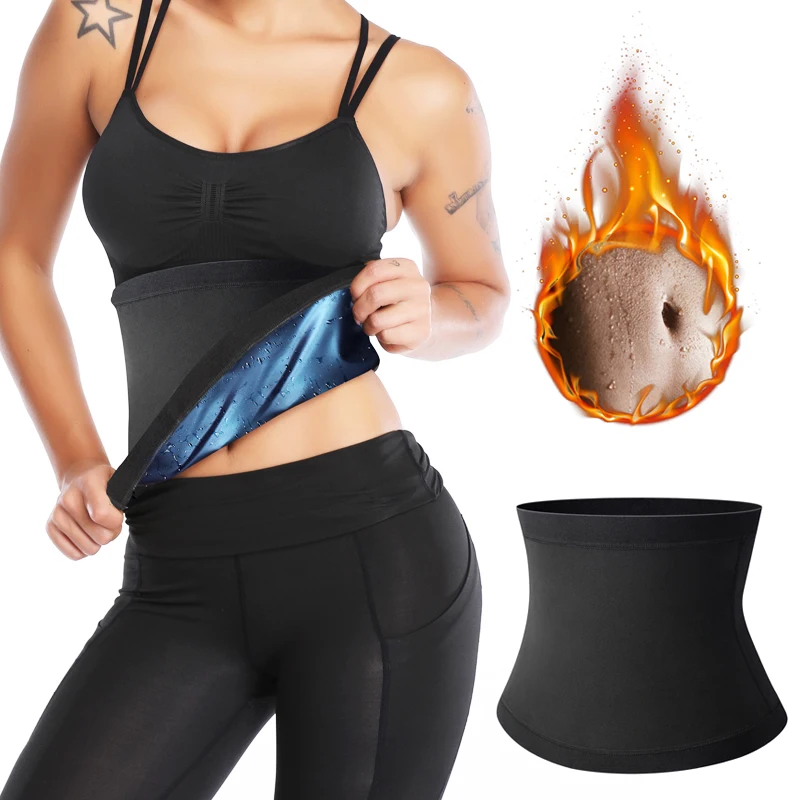 

Polymer Body Shaper Sauna Sweat Waist Trainer Women Slimming Sheath Belly Shapers Modeling Belt Weight Loss Corset Top Shapewear