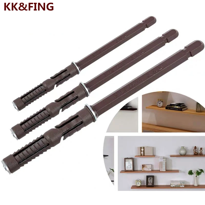 1 PC Floating Shelf Brackets Concealed plank support wall shelf invisible nails support partition bracket concealed