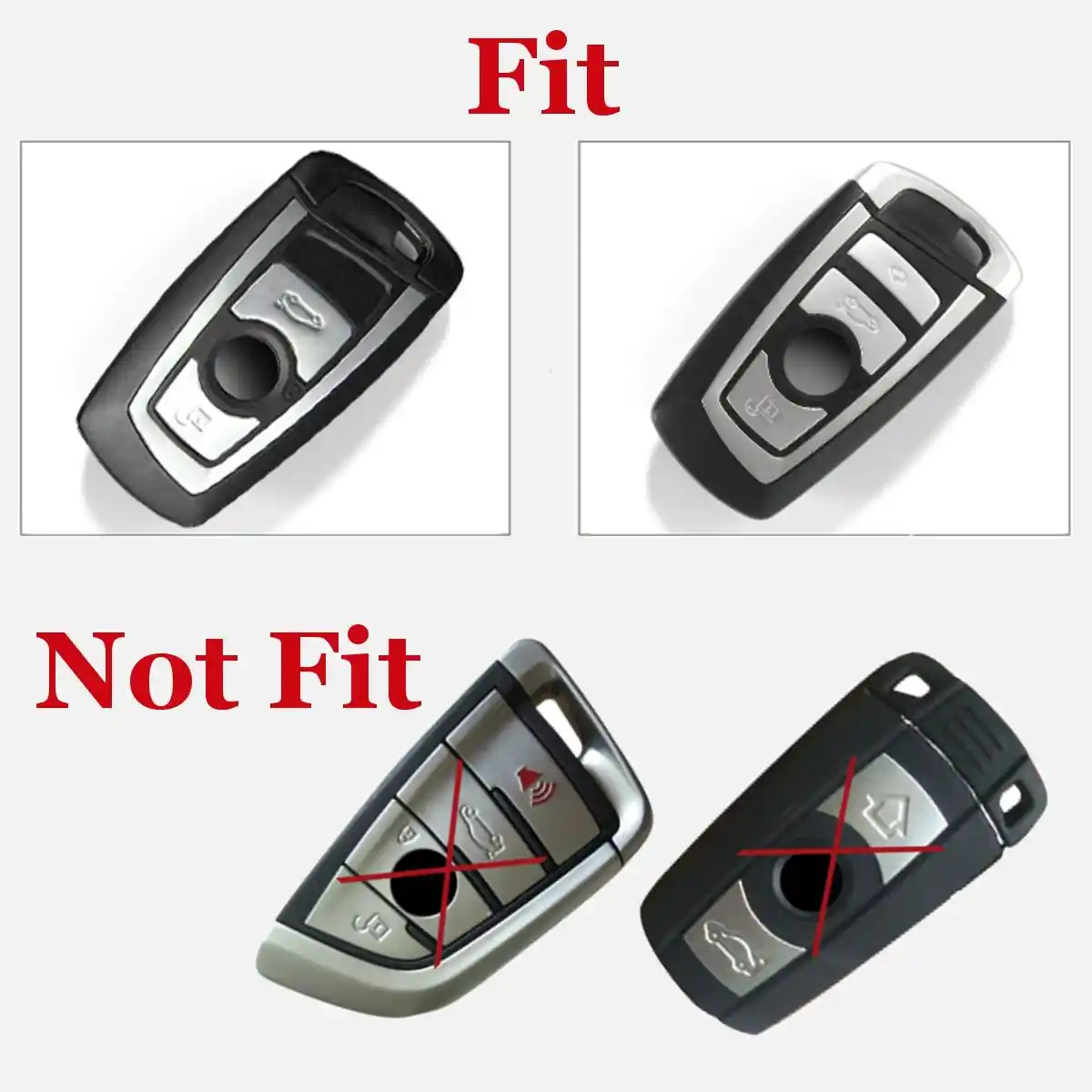 Abs Remote Smart Key Case Cover Fob Shell For Bmw 1 3 4 5 6 7 Series 118i 125i 220i 228i 320i 325i 335i 428i 535i 640i 740i M2 Key Case For Car Aliexpress