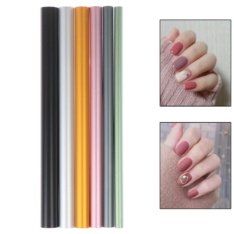6 шт./компл. стержни для дизайна ногтей акриловые Изогнутые палочки искусственные