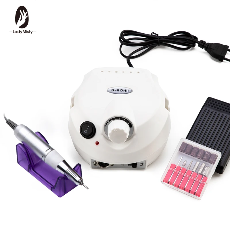 

Light 202 Electric Nail Drill Machine 15W 30000 RPM Manicure Machine With Manicure Cutters Pedicure Nail Drill Apparatus Tool