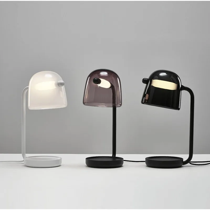 Designer Brokis Mona Pendant Lamp Modern LED Glass Floor Lamp Living Room Bedroom Villa Decor Black Leather Strap Hanging Lamp