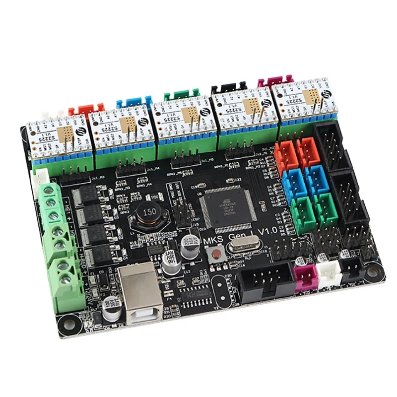 3d принтер плата MKS GEN L V1.0+ TMC2225 V1.1 x5 ультра-тихий драйвер комплект
