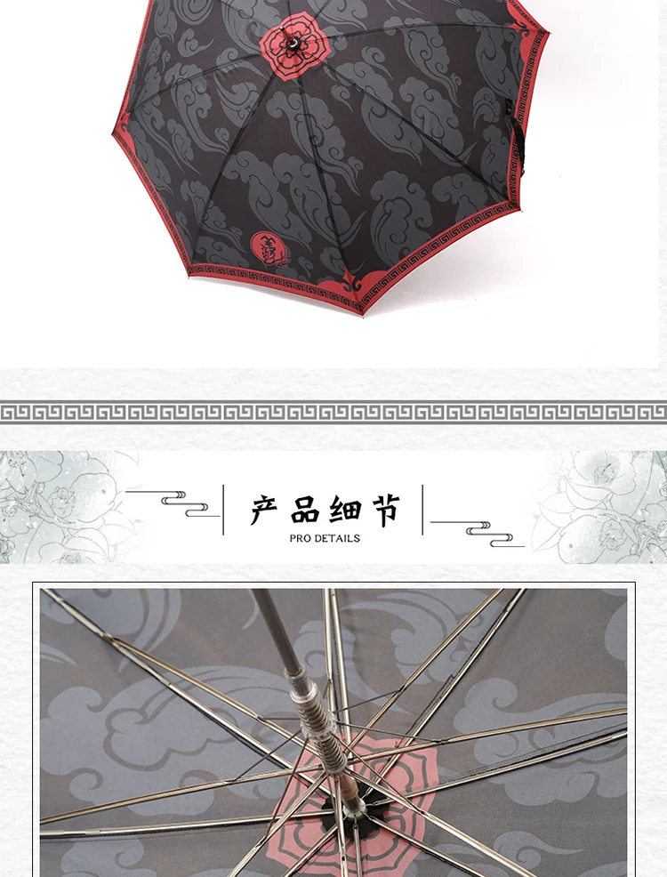 Аниме Grandmaster of Demonic Culture Mo Dao Zu Shi Lan Wangji Wei Wuxian BL Anit-SUV зонт от солнца, дождя реквизит для косплея подарки