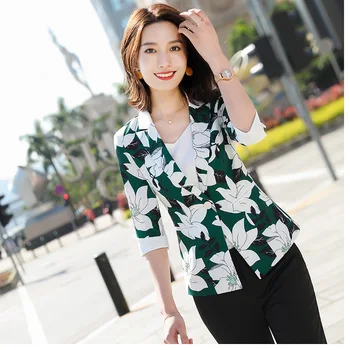 

2020 Suit Coat Female Leisure Joker Lady Top Temperament Little Man Suit Occupation Pack
