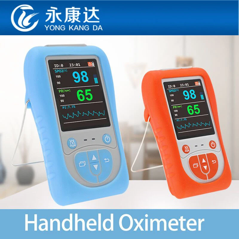

Handheld Pulse Oximeter Medical Heart Rate Monitor PR Pulse Rate PI Body Temperature Spo2 Sensor Home Medical Equipment