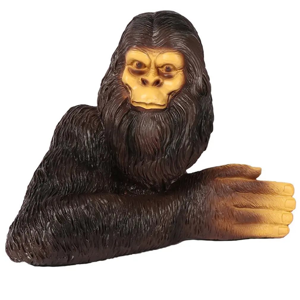Bigfoot Statue Bigfoot Tree Statue Ferocious Ape Sculpture Tree Hugger