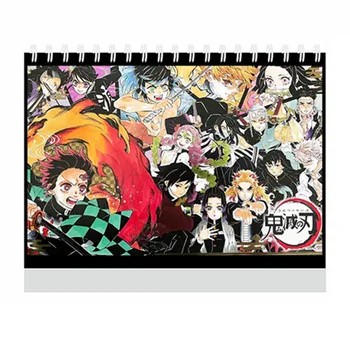 2021 Anime Demon Slayer Desk Calendar Figure Desk Calendar Daily Schedule Planner 1