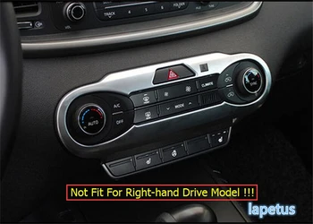 

Lapetus Accessories Fit For KIA Sorento L 2015 - 2019 Central Console Air Conditioning AC Panel Decoration Frame Cover Trim