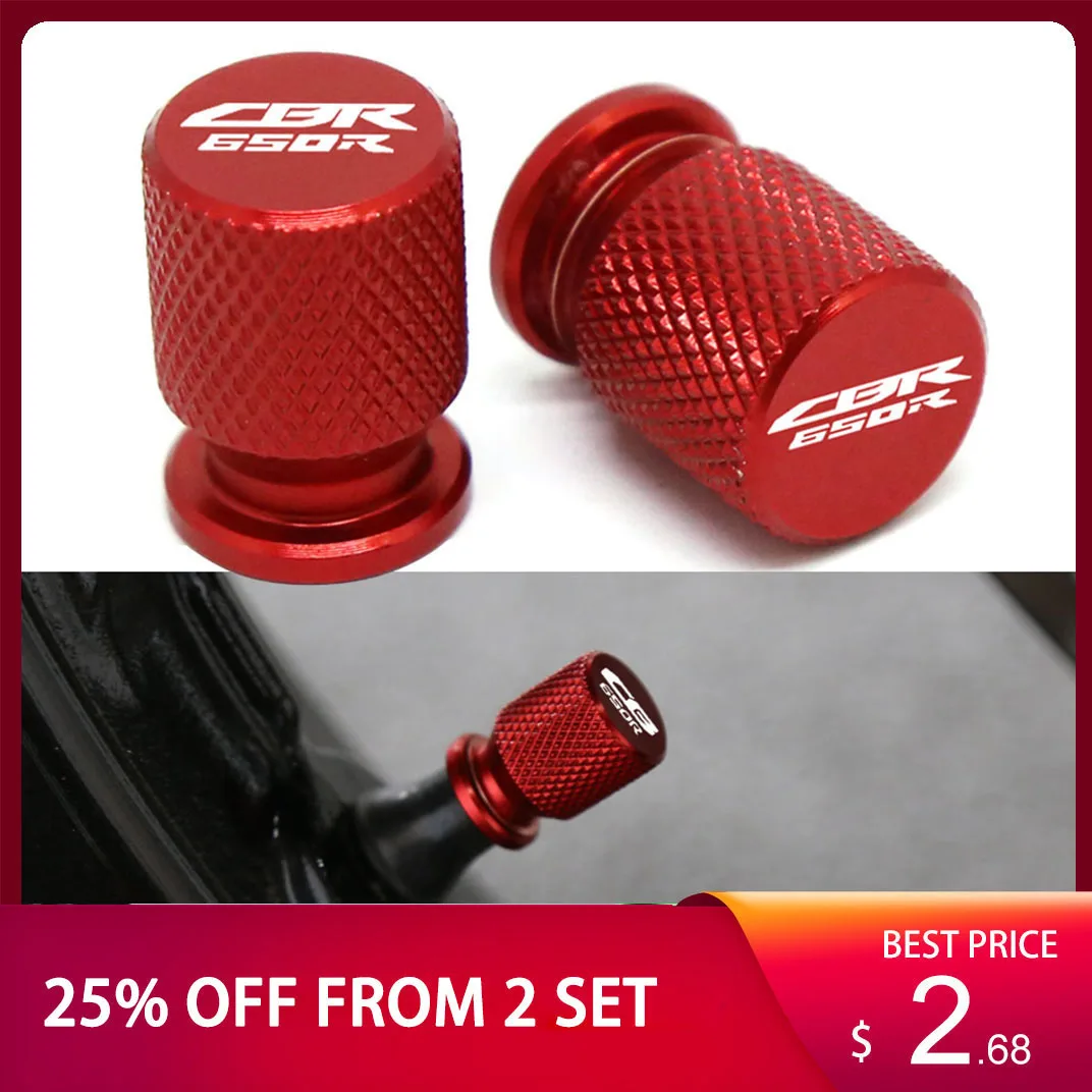Motorcycle Tire Valve Air Port Stem Cover Cap Plug CNC Aluminum Accessories For Honda CB650R CBR650R CBR 650R CB Universal | Автомобили и
