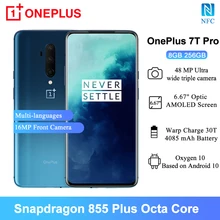 OnePlus 7T Pro Smartphones 6.67 Inch Snapdragon 855 Plus Octa-core Mobile Phones 16MP