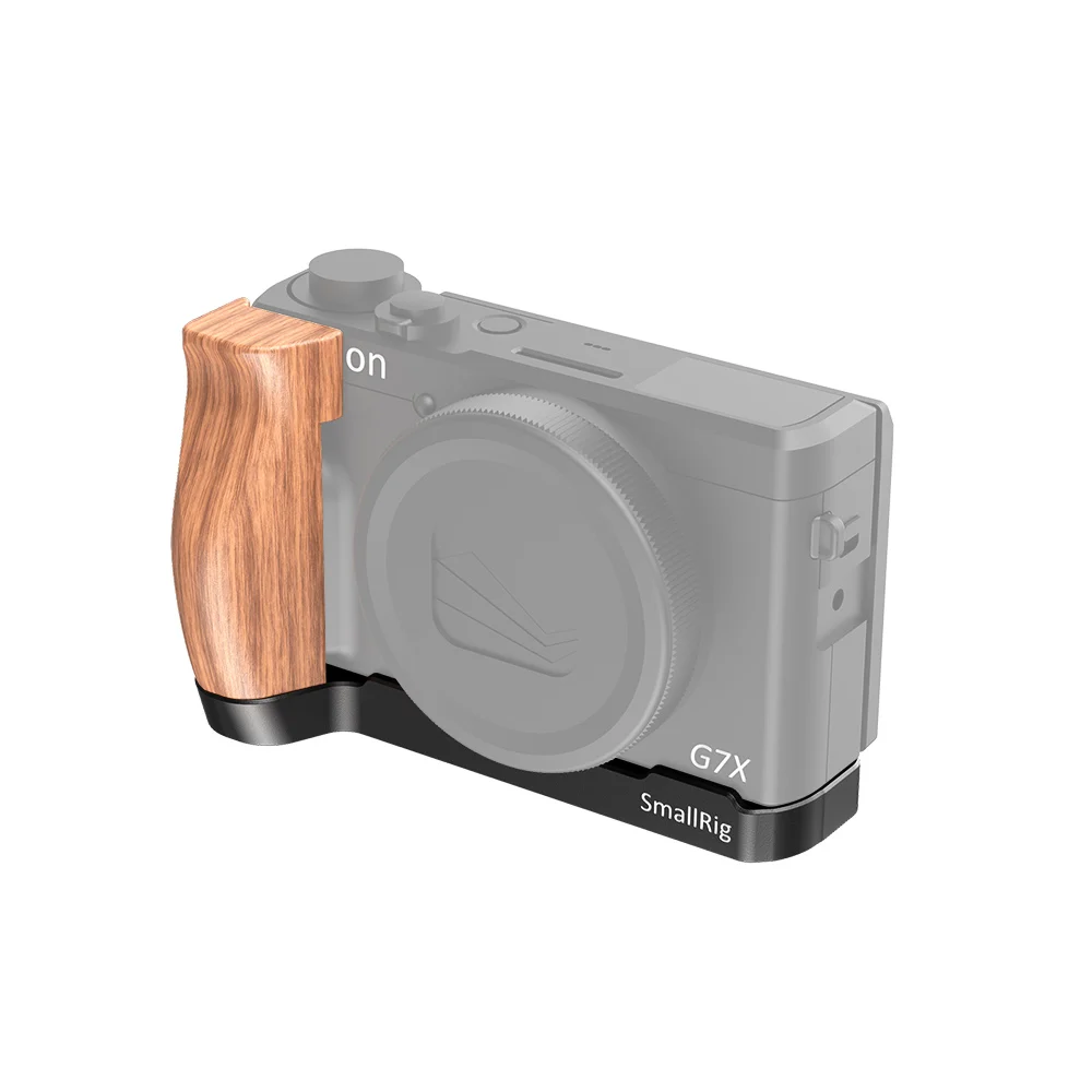 SmallRig l-образная пластина деревянная ручка для Canon G7X Mark III L кронштейн пластина с деревянной ручкой Ручка-2445