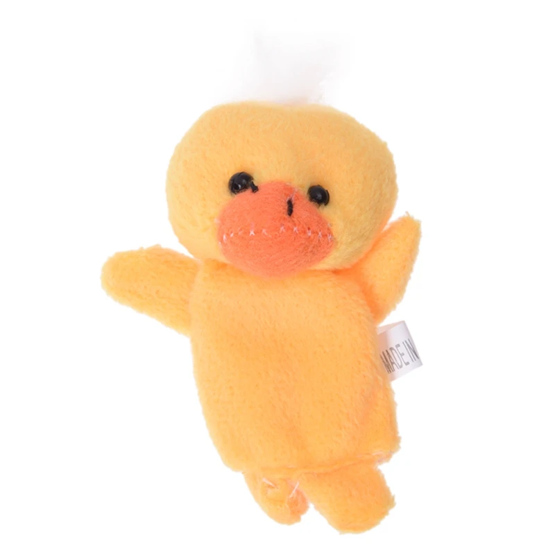 Горячая-желтая утка рука кукольная пальчиковая кукла